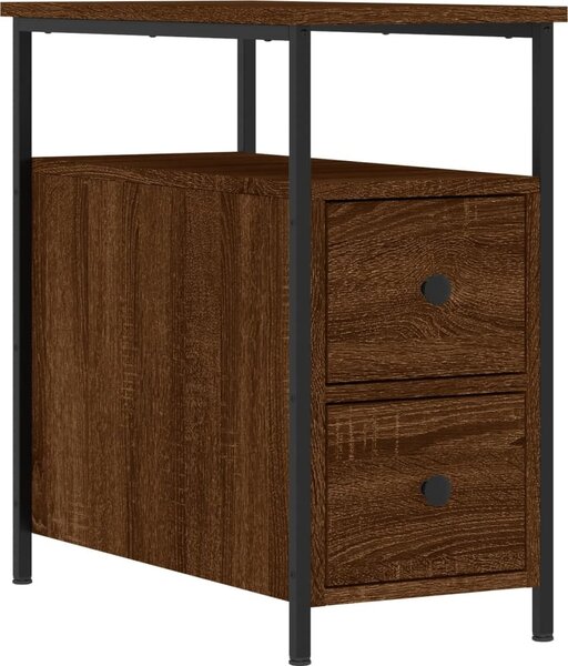 VidaXL Noční stolek 30 x 60 x 60 cm kompozitní dřevo [826063] Barva: dub sonoma