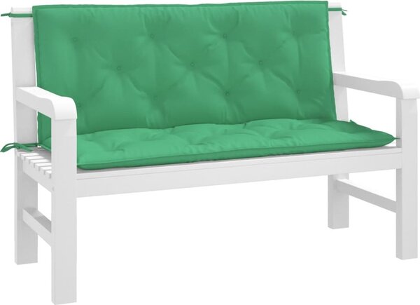 VidaXL Podušky na zahradní lavici 2 ks 120x50x7cm látka oxford [361681] Barva: antracitová
