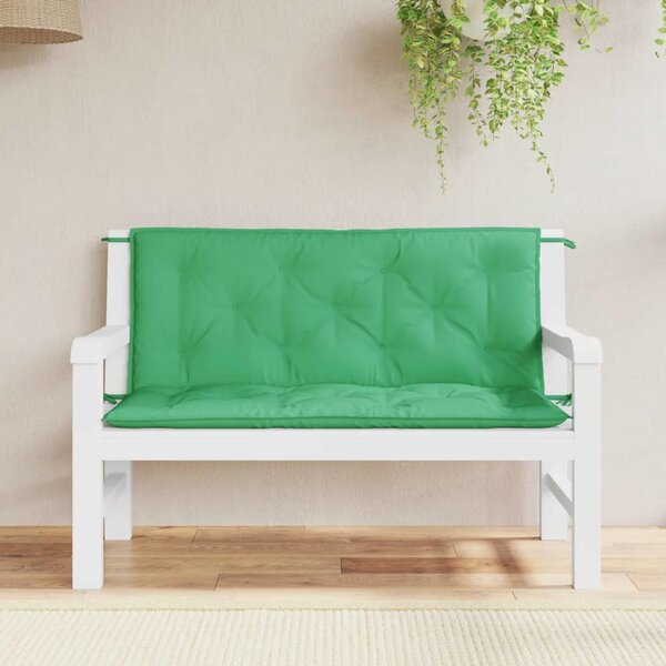 VidaXL Podušky na zahradní lavici 2 ks 120x50x7cm látka oxford [361681] Barva: antracitová