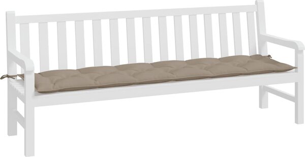 VidaXL Poduška na zahradní lavici 200x50x7cm látka oxford [361641] Barva: vínová červená