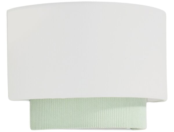 Kave Home Zelené nástěnné světlo Bianella 30 cm