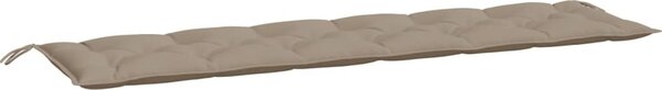 VidaXL Poduška na zahradní lavici 200x50x7cm látka oxford [361641] Barva: vínová červená