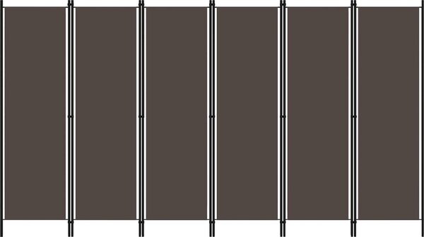 VidaXL 6dílný paraván 300 x 180 cm [42039196] Barva: Béžová