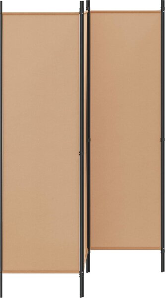 VidaXL 4dílný paraván 200 x 180 cm [42039194] Barva: Béžová