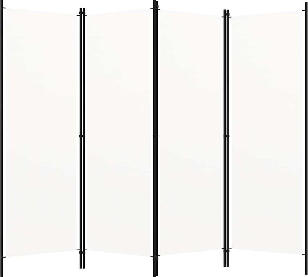 VidaXL 4dílný paraván 200 x 180 cm [42039194] Barva: Béžová