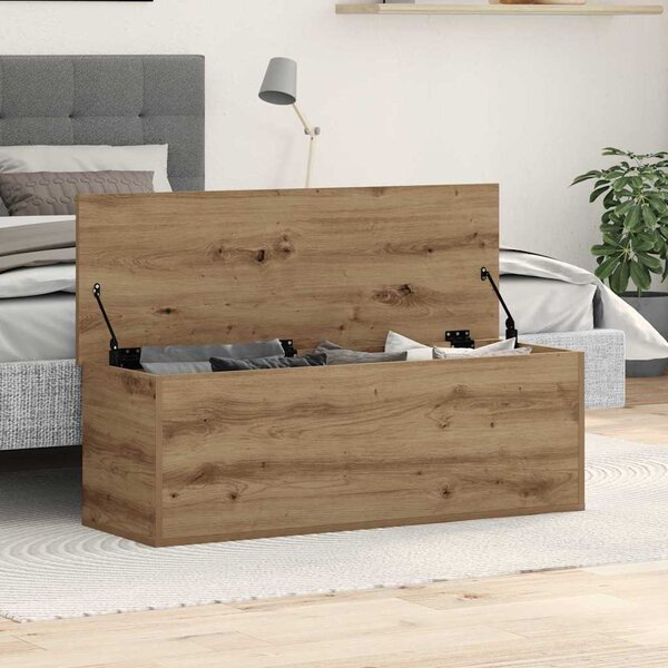 VidaXL Úložná krabice 100 x 42 x 46 cm kompozitní dřevo [868722] Barva: dub artisan