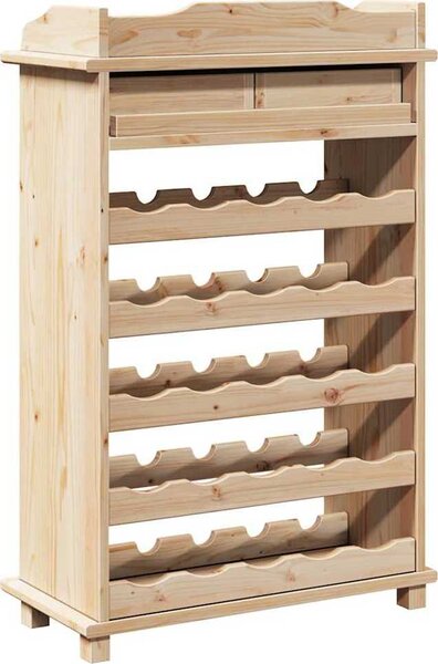 VidaXL Stojan na víno 58 x 28 x 90 cm [4012189] Barva: akácie