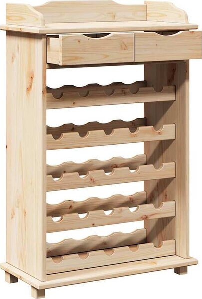 VidaXL Stojan na víno 58 x 28 x 90 cm [4012189] Barva: akácie