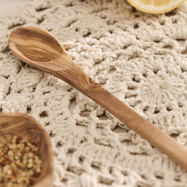 Dlouhá dřevěná lžička Olive Wood