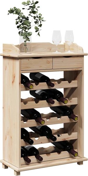 VidaXL Stojan na víno 58 x 28 x 90 cm [4012189] Barva: akácie