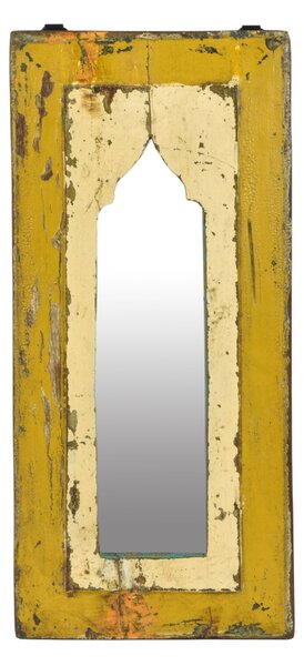 Zrcadlo v rámu z teakového dřeva, 22x3x47cm