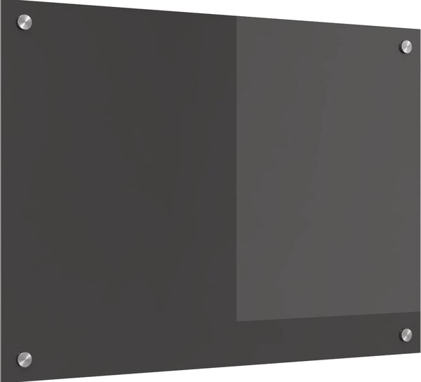 VidaXL Kuchyňský obklad 70 x 50 cm tvrzené sklo [249482] Barva: Tmavě šedá