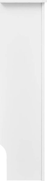 VidaXL Kryt radiátoru 152 x 19 x 81,5 cm Kompozitní dřevo [242190] Barva: Bílá