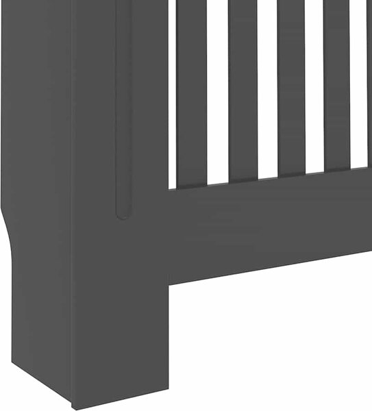 VidaXL Kryt radiátoru 152 x 19 x 81,5 cm Kompozitní dřevo [242190] Barva: Bílá