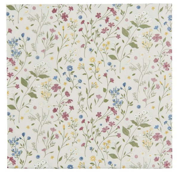 Papírové ubrousky Flower Blooms - 50 ks