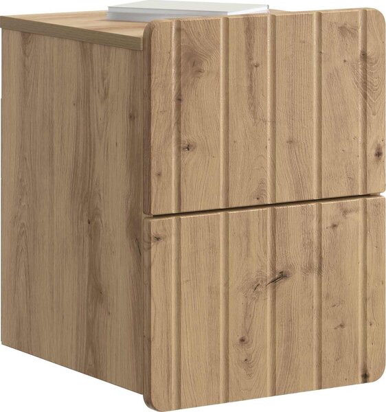 VidaXL Nástěnný noční stolek 2 ks 33 x 34,5 x 43 cm [898314] Barva: Bílá
