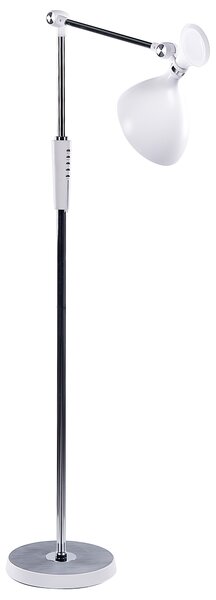 LED stojací lampa ANDROMEDA se stmívačem Kov Bílá