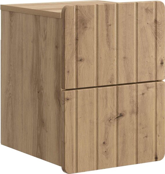 VidaXL Nástěnný noční stolek 2 ks 33 x 34,5 x 43 cm [898314] Barva: Bílá