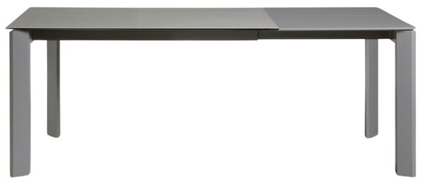 Šedý keramický rozkládací jídelní stůl Kave Home Axis III. 140/200 x 90 cm
