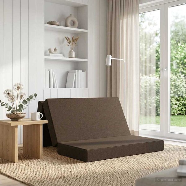 VidaXL Skládací pohovka postel 140 x 67 x 45 cm [900225] Barva: světle šedá