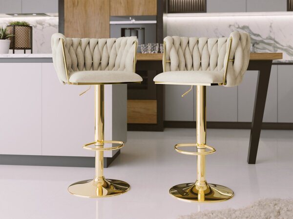 Set dvou barových židlí Archie BS-1142, Barva: 77-černá 5903211338229