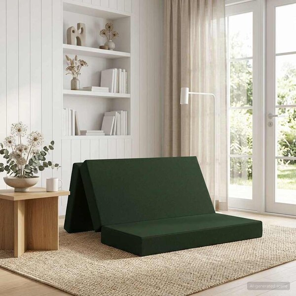 VidaXL Skládací pohovka postel 140 x 67 x 45 cm [900225] Barva: světle šedá