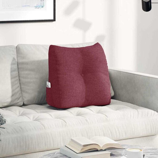 VidaXL Polštář na záda 45 x 24 x 50 cm textil [42014365] Barva: Růžová