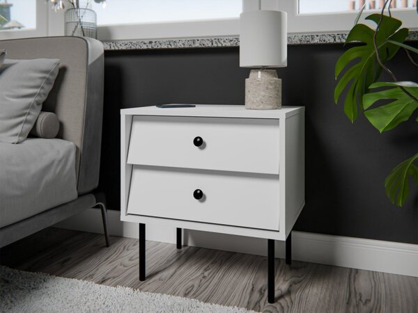 Set dvou nočních stolků Aurezi 2S, Barva: černá 5903211384998