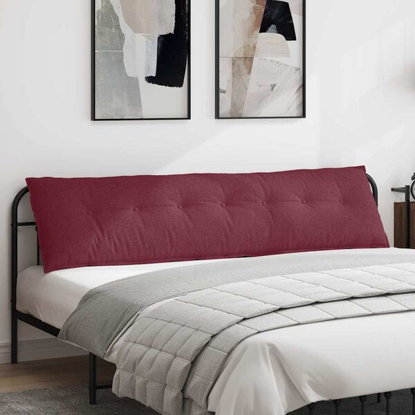 VidaXL Polštář na záda 200 x 19 x 50 cm textil [42014974] Barva: Růžová