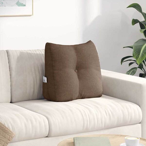 VidaXL Polštář na záda 45 x 24 x 50 cm textil [42014365] Barva: Růžová