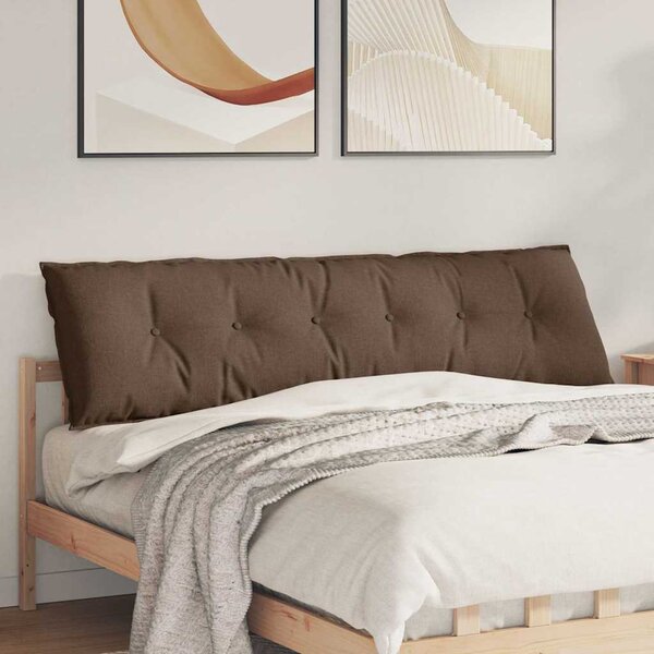 VidaXL Polštář na záda 180 x 19 x 50 cm textil [42014931] Barva: Černá