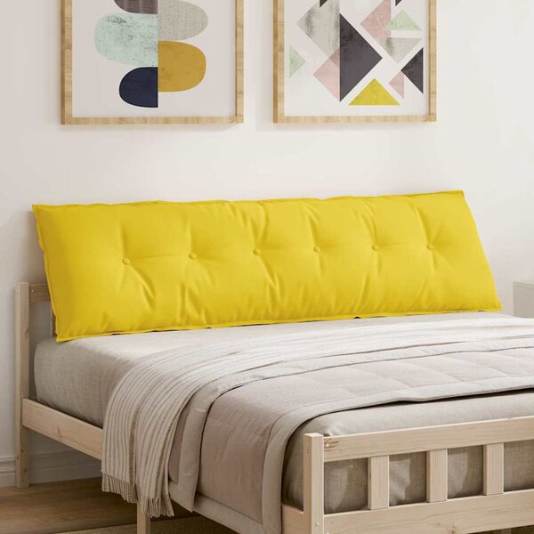 VidaXL Polštář na záda 180 x 19 x 50 cm textil [42014931] Barva: Černá