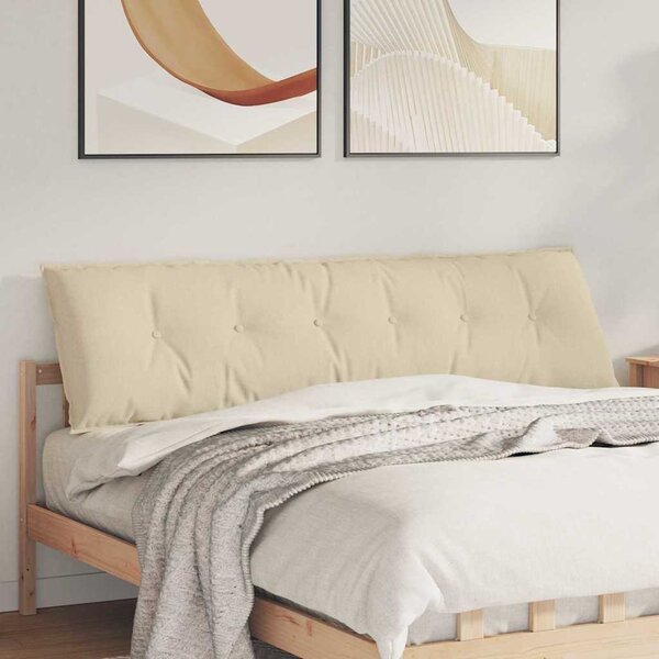 VidaXL Polštář na záda 180 x 19 x 50 cm textil [42014931] Barva: Černá