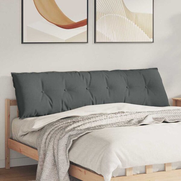 VidaXL Polštář na záda 180 x 19 x 50 cm textil [42014931] Barva: Černá