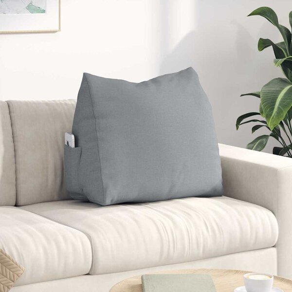 VidaXL Polštář na záda 60 x 20 x 50 cm textil [42015046] Barva: Černá