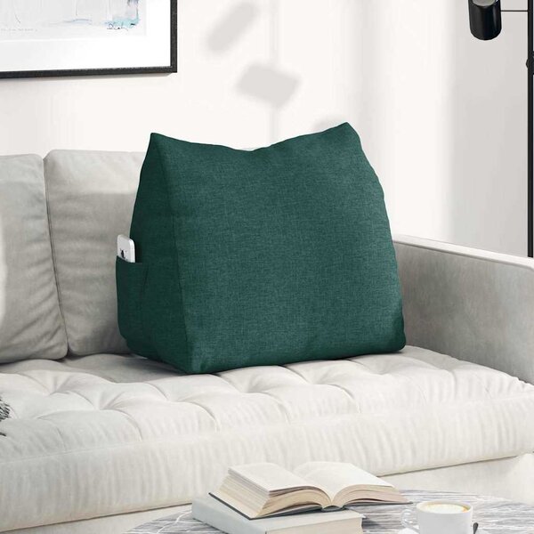 VidaXL Polštář na záda 60 x 20 x 50 cm textil [42015046] Barva: Černá