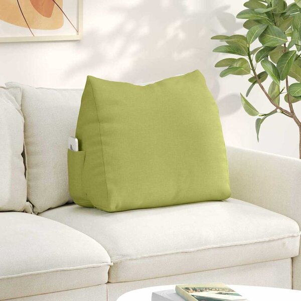 VidaXL Polštář na záda 60 x 20 x 50 cm textil [42015046] Barva: Černá