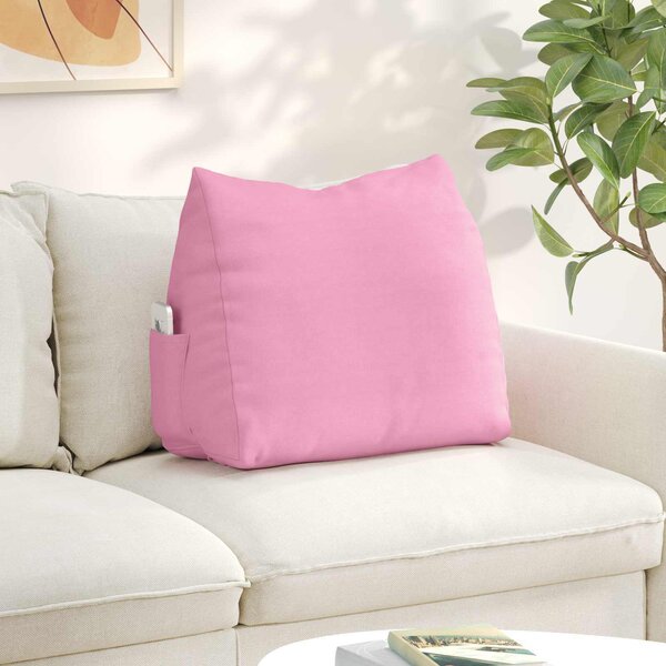 VidaXL Polštář na záda 60 x 20 x 50 cm textil [42015046] Barva: Černá
