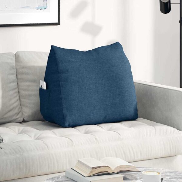 VidaXL Polštář na záda 60 x 20 x 50 cm textil [42015046] Barva: Černá