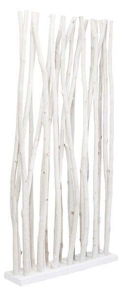 Bílý dřevěný paraván Kare Design Roots