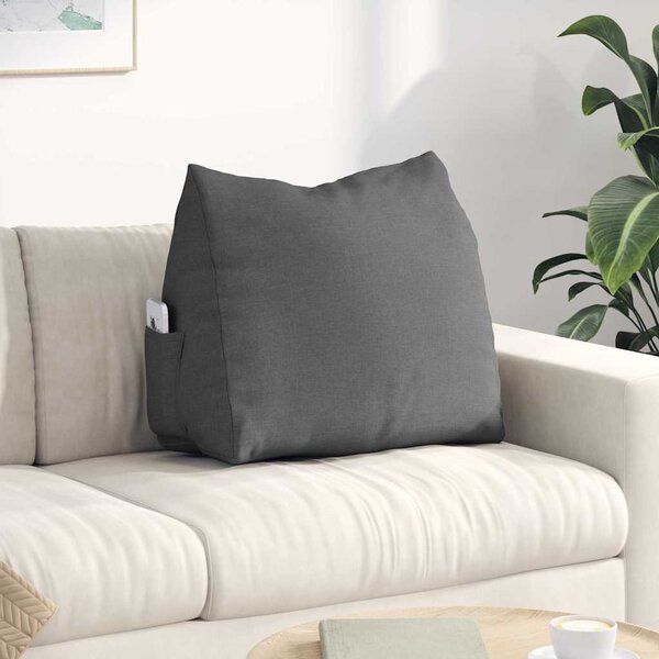 VidaXL Polštář na záda 60 x 20 x 50 cm textil [42015046] Barva: Černá
