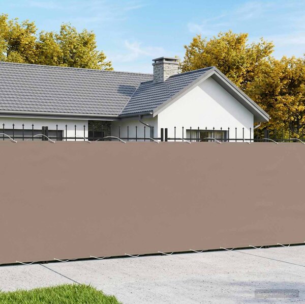 VidaXL Zástěna na balkon 1,8 x 25 m Látka s PU povrchovou úpravou [42036799] Barva: Černá