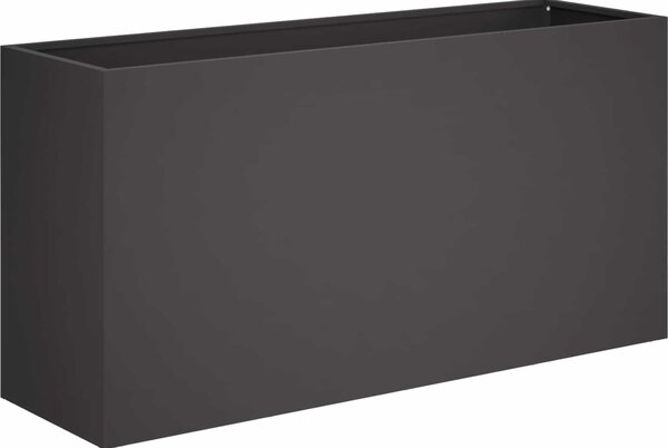 VidaXL Zahradní pěstebník 100 x 30 x 40 cm Studená válcovaná ocel [8005610] Barva: Černá