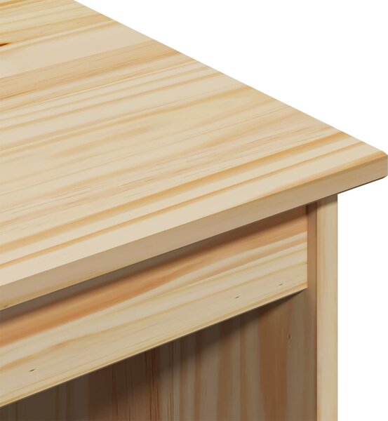 VidaXL Stůl 112 x 50 x 75 cm Masivní borovicové dřevo [42032396] Barva: medová hnědá