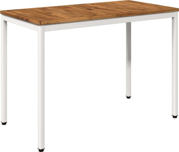 VidaXL Zahradní jídelní stůl 108,5 x 55 x 75 cm [901314] Barva: Přírodní a černá