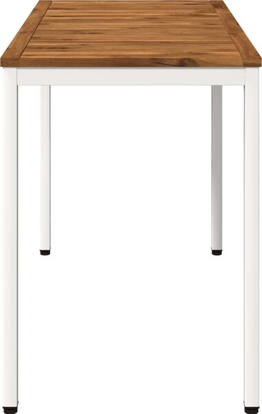 VidaXL Zahradní jídelní stůl 108,5 x 55 x 75 cm [901314] Barva: Přírodní a černá