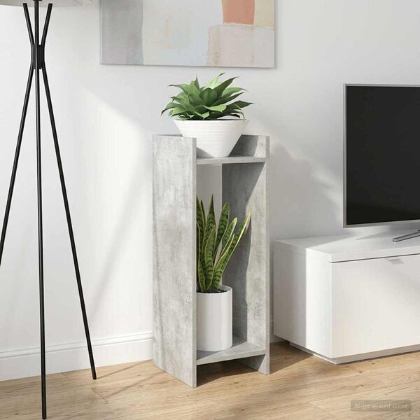 VidaXL Stojan na rostliny 30 x 30 x 80 cm Kompozitní dřevo [899592] Barva: Černý dub