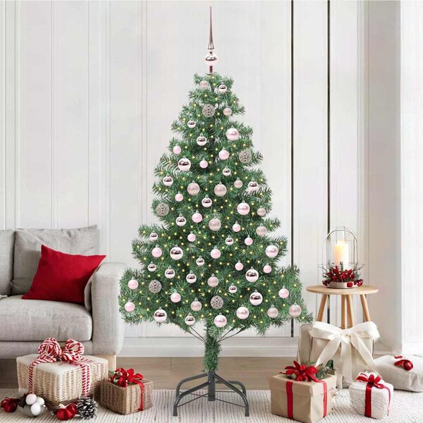 VidaXL Vánoční stromeček 210 cm PET [3396636] Barva: Zelená