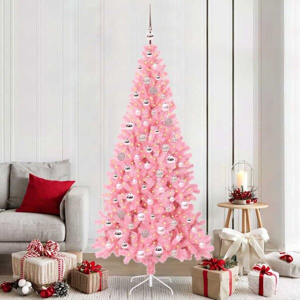 VidaXL Vánoční stromeček 210 cm PET [3396636] Barva: Zelená