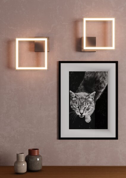 Smarter Nástěnné/Stropní LED svítidlo Klee, š.29cm Barva: Bílá